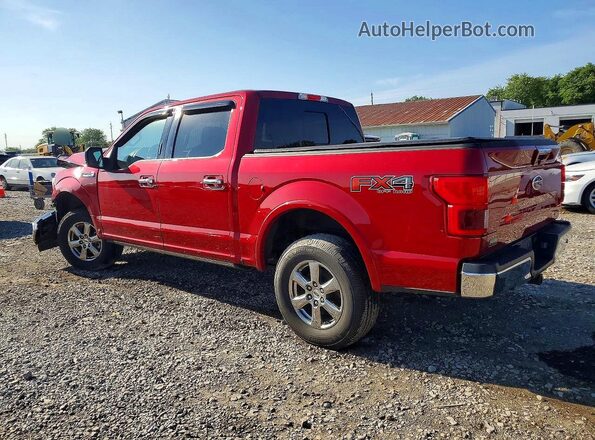 1FTEW1E46LFB44367 2020 FORD F150 Red Trasero izquierdo