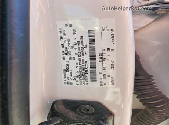 1FTEW1E47KFD32684 2019 FORD F150 White Շարժիչի բաժամունքի տեսք