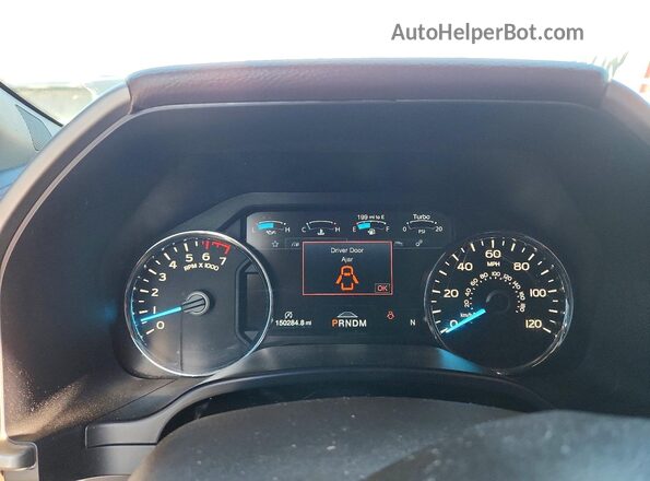 1FTEW1E47KFD32684 2019 FORD F150 White Սարքավորումների վահանակի տեսք