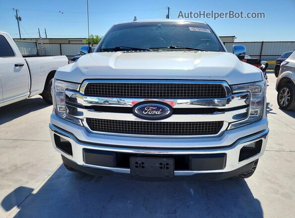 1FTEW1E47KFD32684 2019 FORD F150 White Դիմացի տեսք