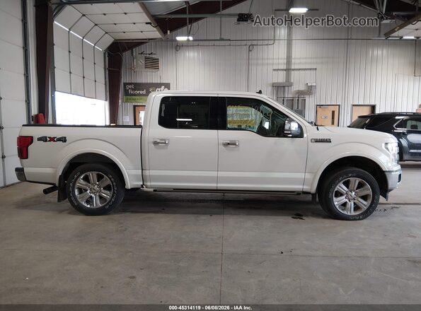 1FTEW1E47LFB79192 2020 FORD F150 White უკანა სალონის ხედი