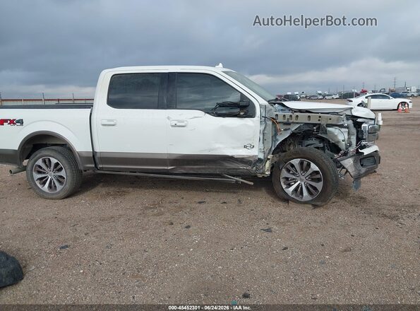 1FTEW1E47LFC23000 2020 FORD F150 White Widok z przodu