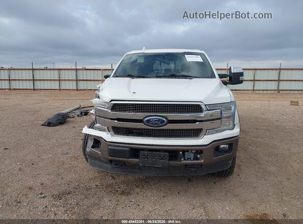 1FTEW1E47LFC23000 2020 FORD F150 White Widok wnętrza z tyłu
