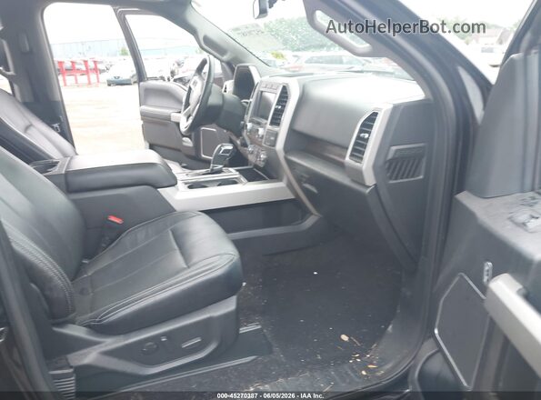 1FTEW1E48LKE14965 2020 FORD F150 Black Front interior view