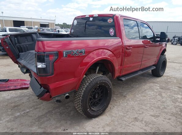 1FTEW1E49LFC04898 2020 FORD F150 Красный Задняя правая четверть