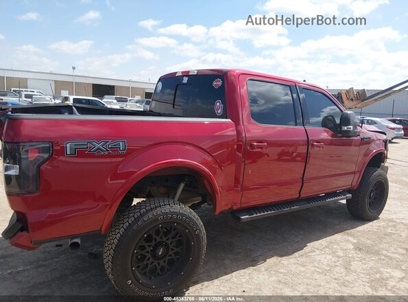 1FTEW1E49LFC04898 2020 FORD F150 Красный Панорамный вид салона 360°