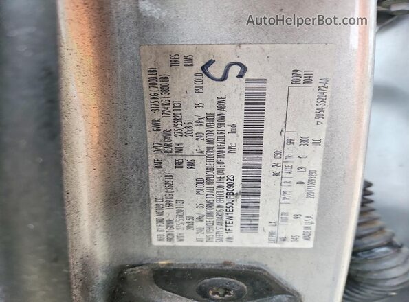 1FTEW1E50JFB09023 2018 FORD F150 Silver ძრავის განყოფილების ხედი