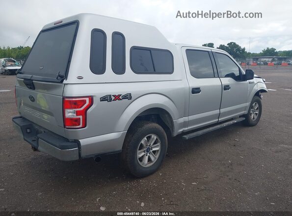1FTEW1E50JFC65062 2018 FORD F150 Silver Задня права чверть