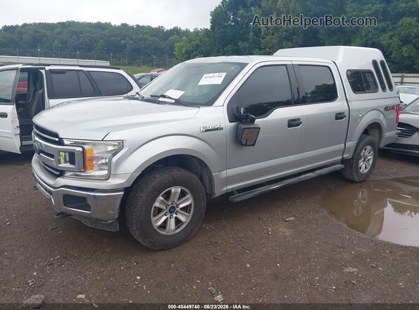 1FTEW1E50JFC65062 2018 FORD F150 Silver Передня ліва чверть