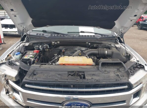 1FTEW1E50JFC65062 2018 FORD F150 Silver Вид ззаду