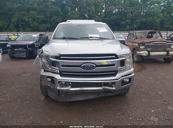 1FTEW1E50JFC65062 2018 FORD F150 Silver Вид щитка приладів