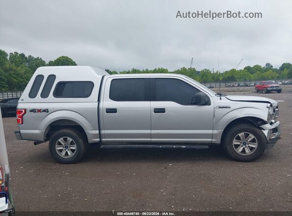 1FTEW1E50JFC65062 2018 FORD F150 Silver Вид задньої частини салону