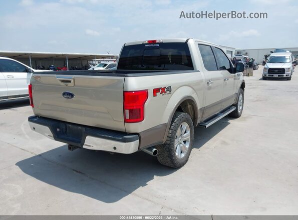 1FTEW1E50JKE13248 2018 FORD F150 Brown Tył prawy