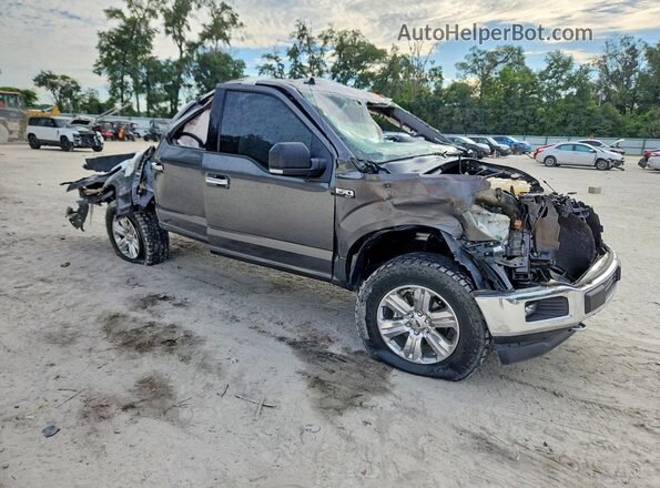 1FTEW1E50KFA08159 2019 FORD F150 Gray Передня права чверть