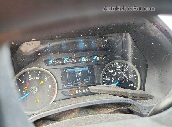 1FTEW1E50KFA08159 2019 FORD F150 Gray Вид щитка приладів