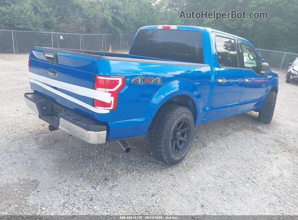1FTEW1E50KFA37158 2019 FORD F150 Blue უკანა მარჯვენა