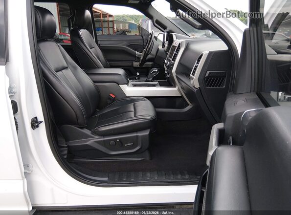 1FTEW1E50KFA37306 2019 FORD F150 White Widok wnętrza z przodu