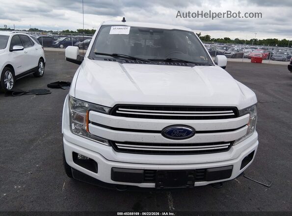 1FTEW1E50KFA37306 2019 FORD F150 White Widok zestawu wskaźników