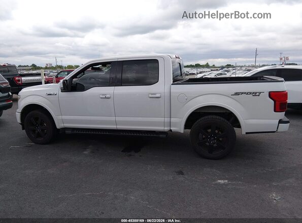 1FTEW1E50KFA37306 2019 FORD F150 White Widok wnętrza 360 stopni