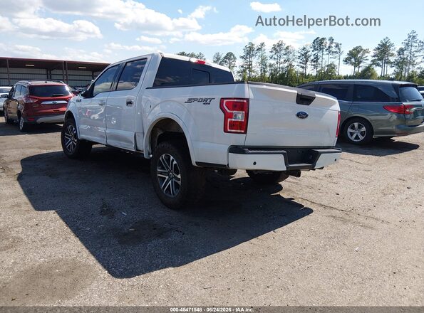 1FTEW1E50KFB58840 2019 FORD F150 White Հետևի ձախ