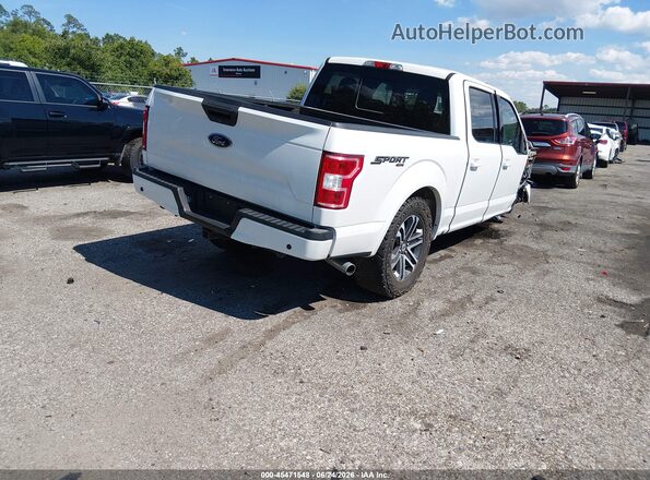 1FTEW1E50KFB58840 2019 FORD F150 White Հետևի աջ
