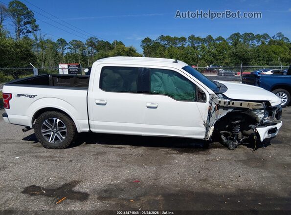 1FTEW1E50KFB58840 2019 FORD F150 White Սալոնի հետևի տեսք
