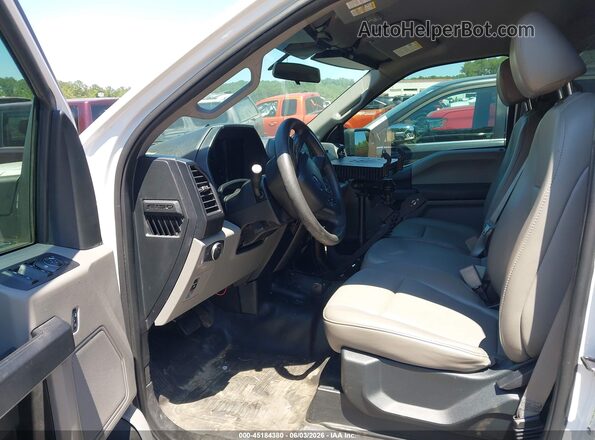 1FTEW1E50LFC42383 2020 FORD F150 White წინა სალონის ხედი