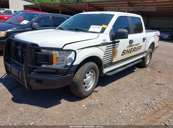 1FTEW1E50LFC42383 2020 FORD F150 White წინა მარცხენა ხედი სამი მეოთხედიდან