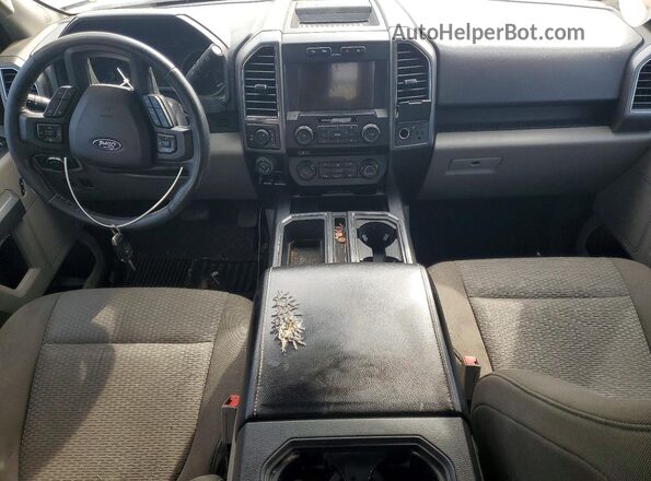 1FTEW1E51JFB51152 2018 FORD F150 White Вид панелі приладів
