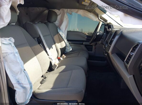 1FTEW1E51JKC27587 2018 FORD F150 Gray Widok wnętrza z przodu