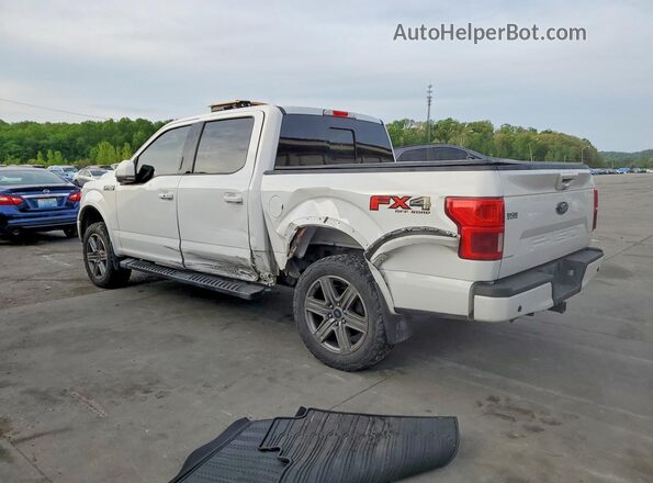 1FTEW1E51KFC68618 2019 FORD F150 White Trasero izquierdo