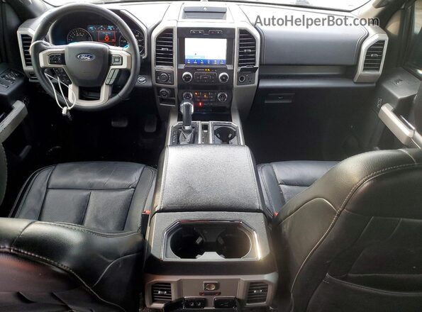 1FTEW1E51KFC68618 2019 FORD F150 White Vista del salpicadero