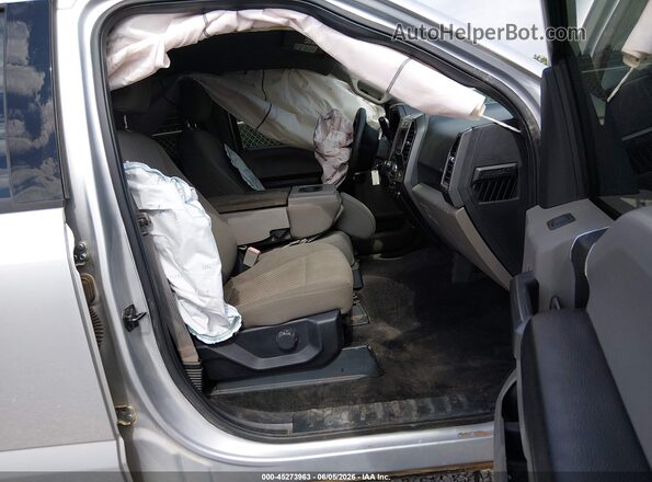 1FTEW1E52JFA07951 2018 FORD F150 Silver Սալոնի դիմացի տեսք