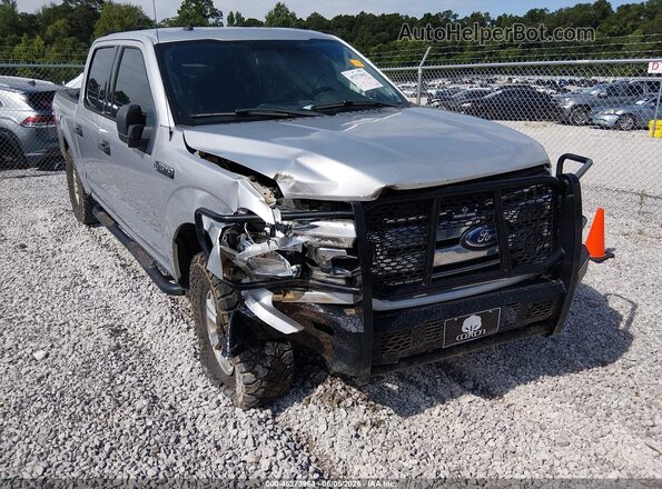 1FTEW1E52JFA07951 2018 FORD F150 Silver Դիմացի տեսք