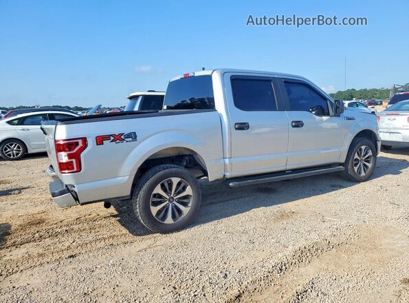 1FTEW1E52KKD50185 2019 FORD F150 Silver Rear right