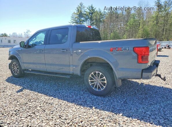 1FTEW1E52KKE26424 2019 FORD F150 Серый Задняя левая четверть