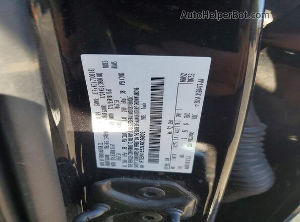 1FTEW1E52LKD26809 2020 FORD F150 Black VIN կոդի պիտակի տեսք