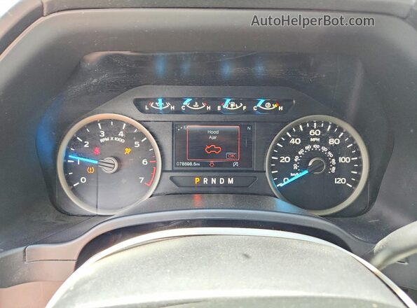 1FTEW1E52LKF37184 2020 FORD F150 White Widok zestawu wskaźników