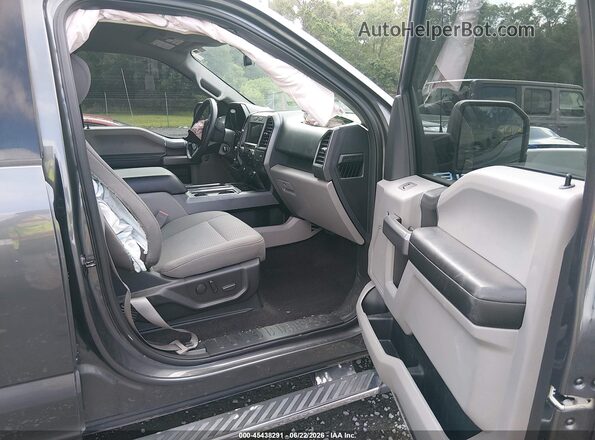 1FTEW1E53KFA28129 2019 FORD F150 Gray Widok wnętrza z przodu
