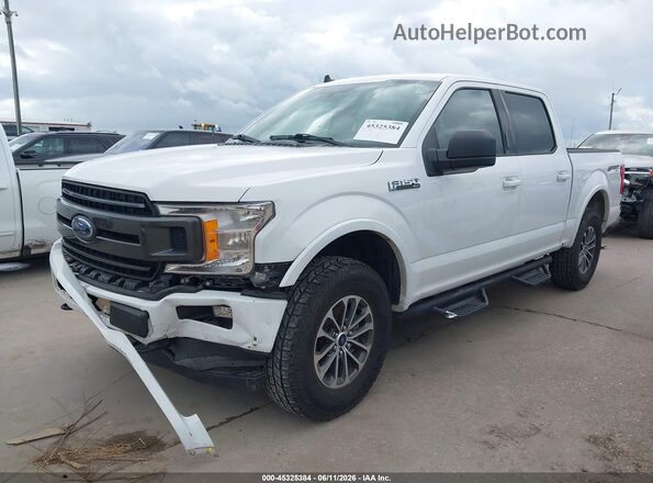 1FTEW1E53LKD38290 2020 FORD F150 White წინა მარცხენა ხედი სამი მეოთხედიდან