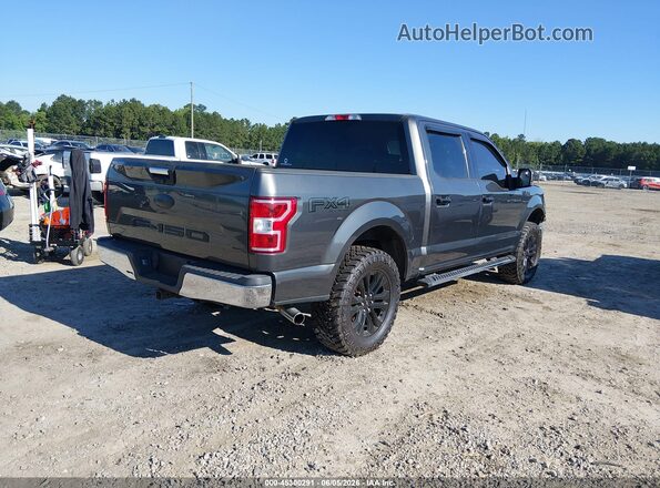 1FTEW1E54JFA86832 2018 FORD F150 Серый Задняя правая четверть