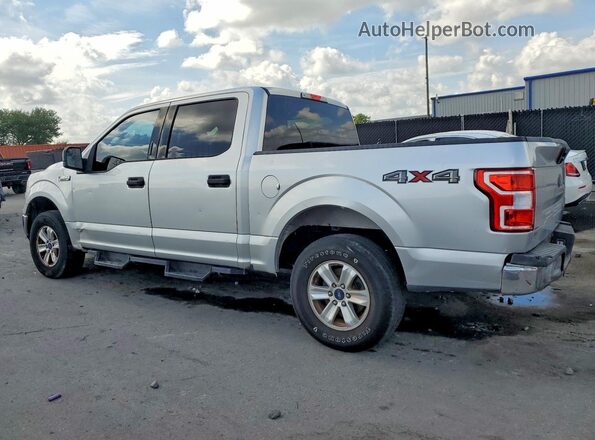 1FTEW1E54JFC64271 2018 FORD F150 Silver Задня ліва чверть