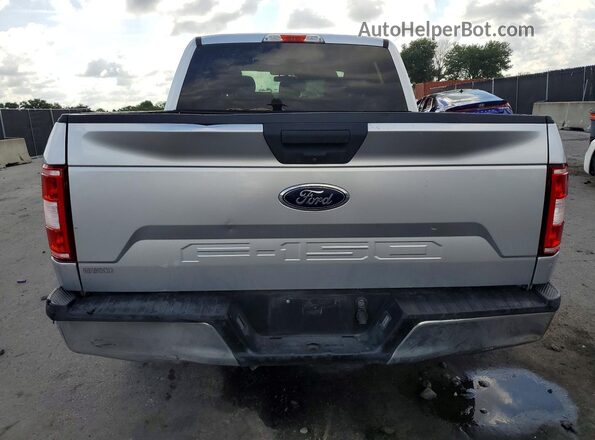1FTEW1E54JFC64271 2018 FORD F150 Silver Вид ззаду