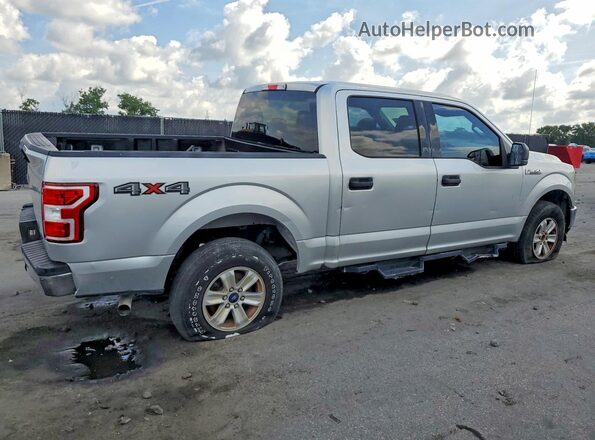 1FTEW1E54JFC64271 2018 FORD F150 Silver Задня права чверть