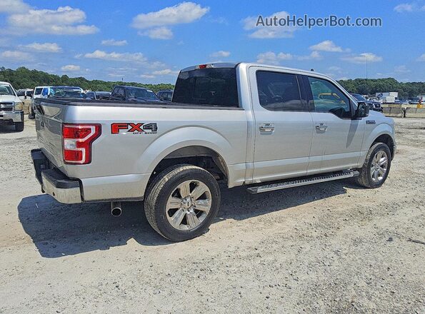 1FTEW1E54KFA52164 2019 FORD F150 Silver Задня права чверть