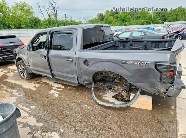 1FTEW1E55JFE14758 2018 FORD F150 Gray Rear left