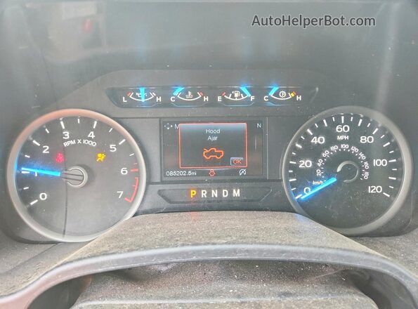 1FTEW1E55JFE14758 2018 FORD F150 Gray Instrument cluster view