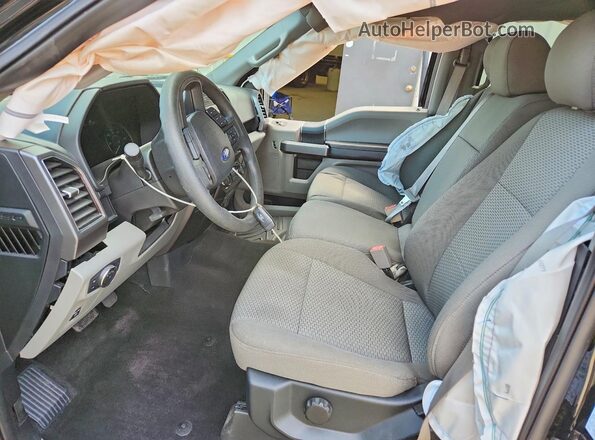 1FTEW1E55KFD50562 2019 FORD F150 Black Vista interior delantera