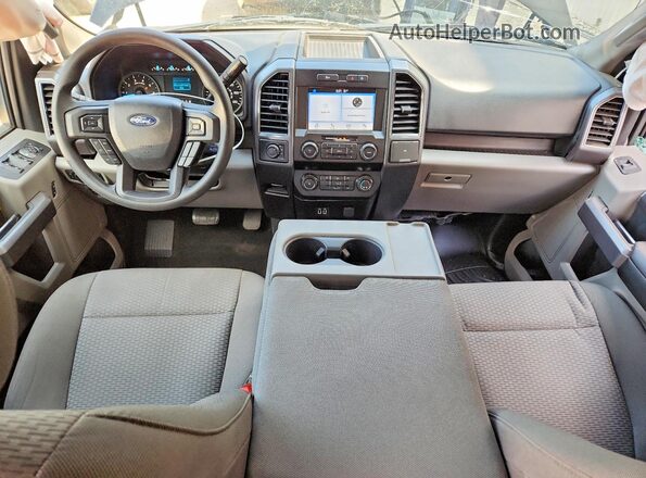 1FTEW1E55KFD50562 2019 FORD F150 Black Vista del salpicadero