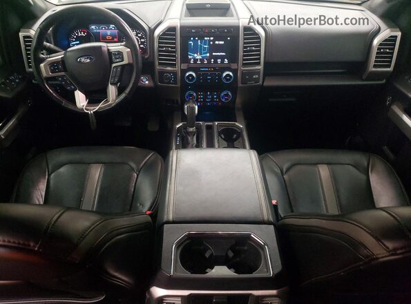 1FTEW1E56JFB88682 2018 FORD F150 Black Առջևի վահանակի տեսք